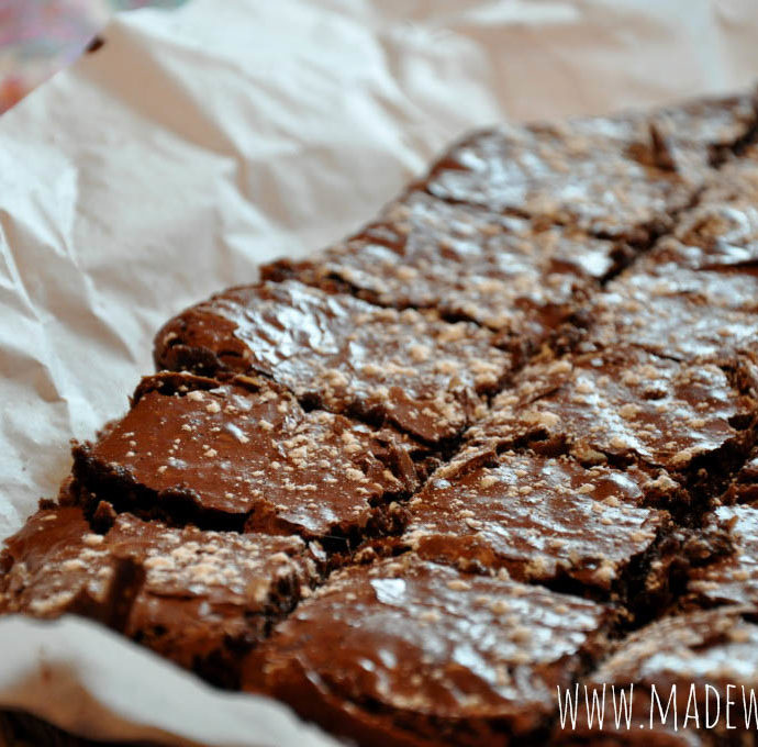 Saftige Brownies mit Kaffee