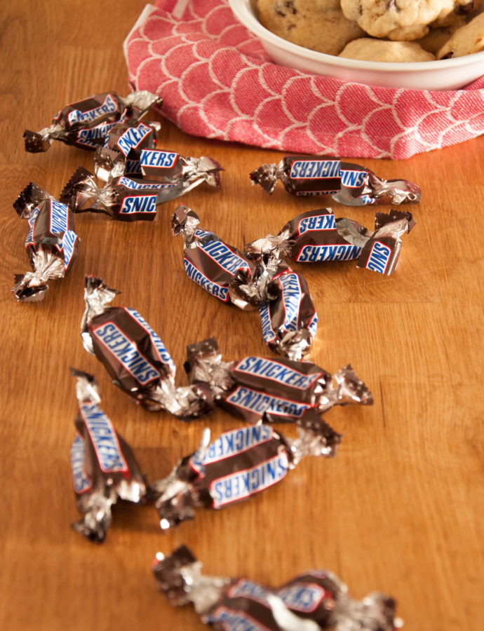 Snickers Kekse mit Schokodrops