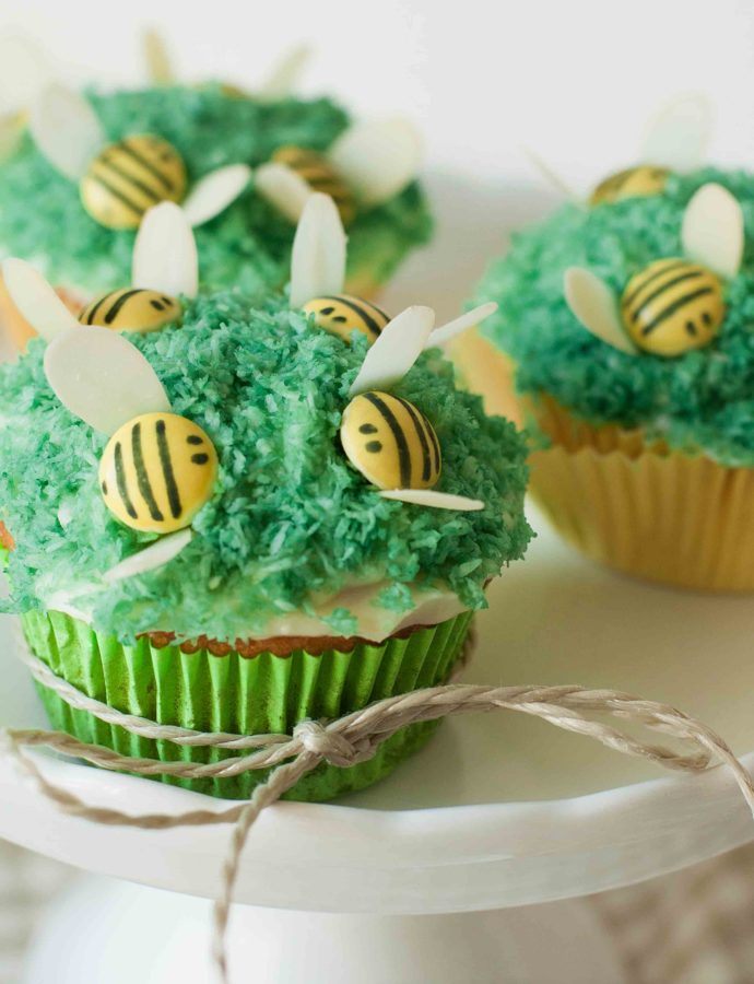 Bienchen-Cupcakes mit Smarties