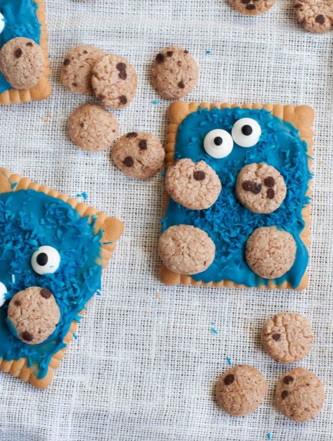 Krümelmonsterkekse – ein lustiger Snack für den Kindergeburtstag