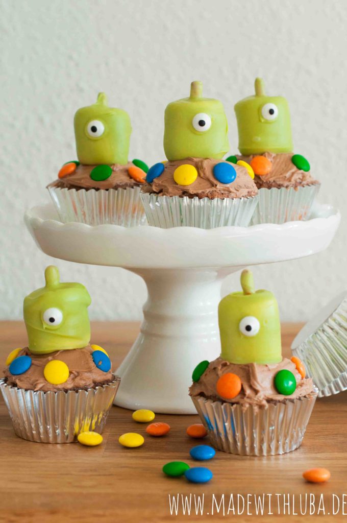 Alien Cupcakes Version ohne Mund