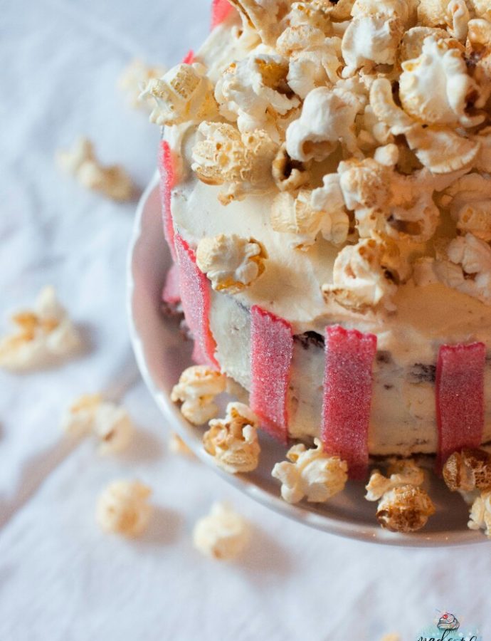 Leckeres Schokotörtchen im Popcornbecher-Style