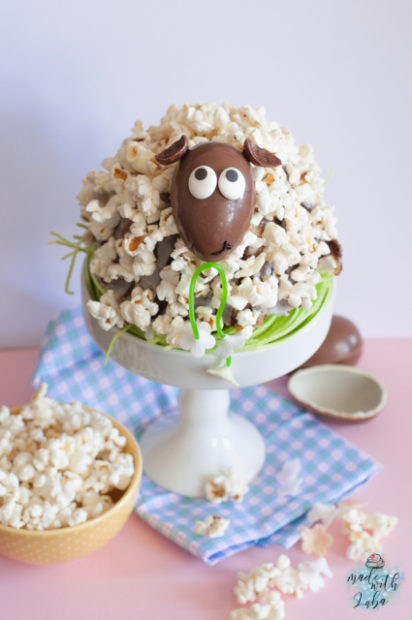 Schäfchenkuchen Ansicht von vorne