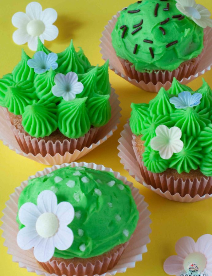Trendige Sukkulenten Cupcakes – Und deine Kaktusparty ist gerettet!