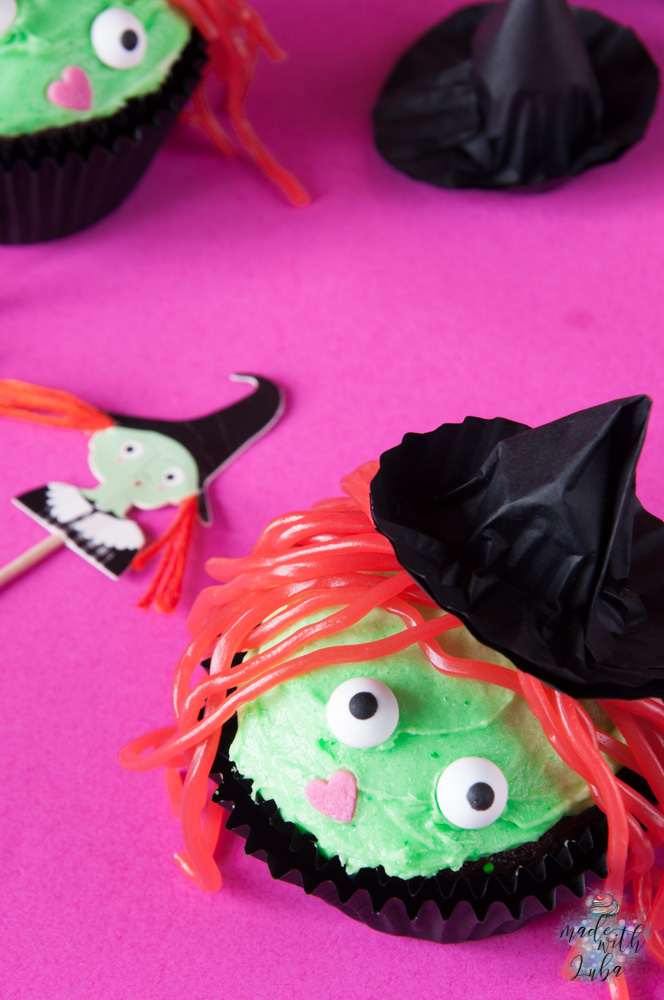 45-teiliges Hexen-Kuchendekor Set – Cupcake-Topper Für Halloween & Prinzessinnen-Party