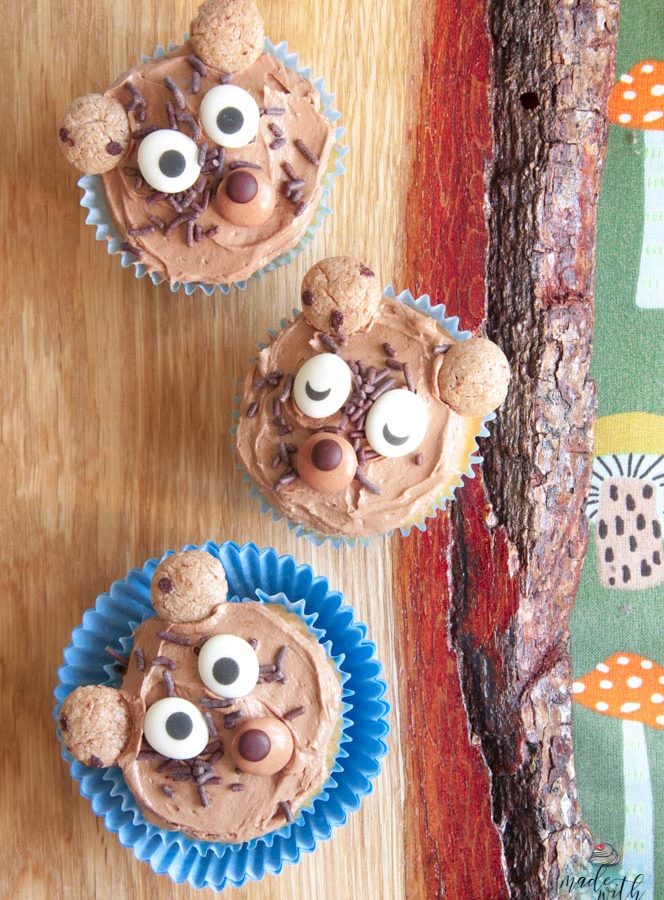 Schokoladen Teddybär-Cupcakes – Gastbeitrag bei Tollabea