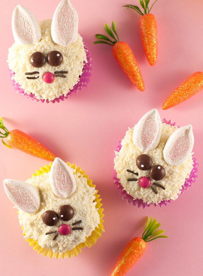 Verrückte Osterhasen Cupcakes